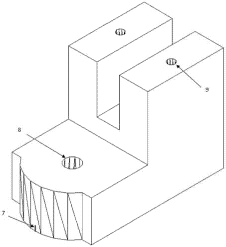 Airborne radome azimuth wide-angle testing assistance device