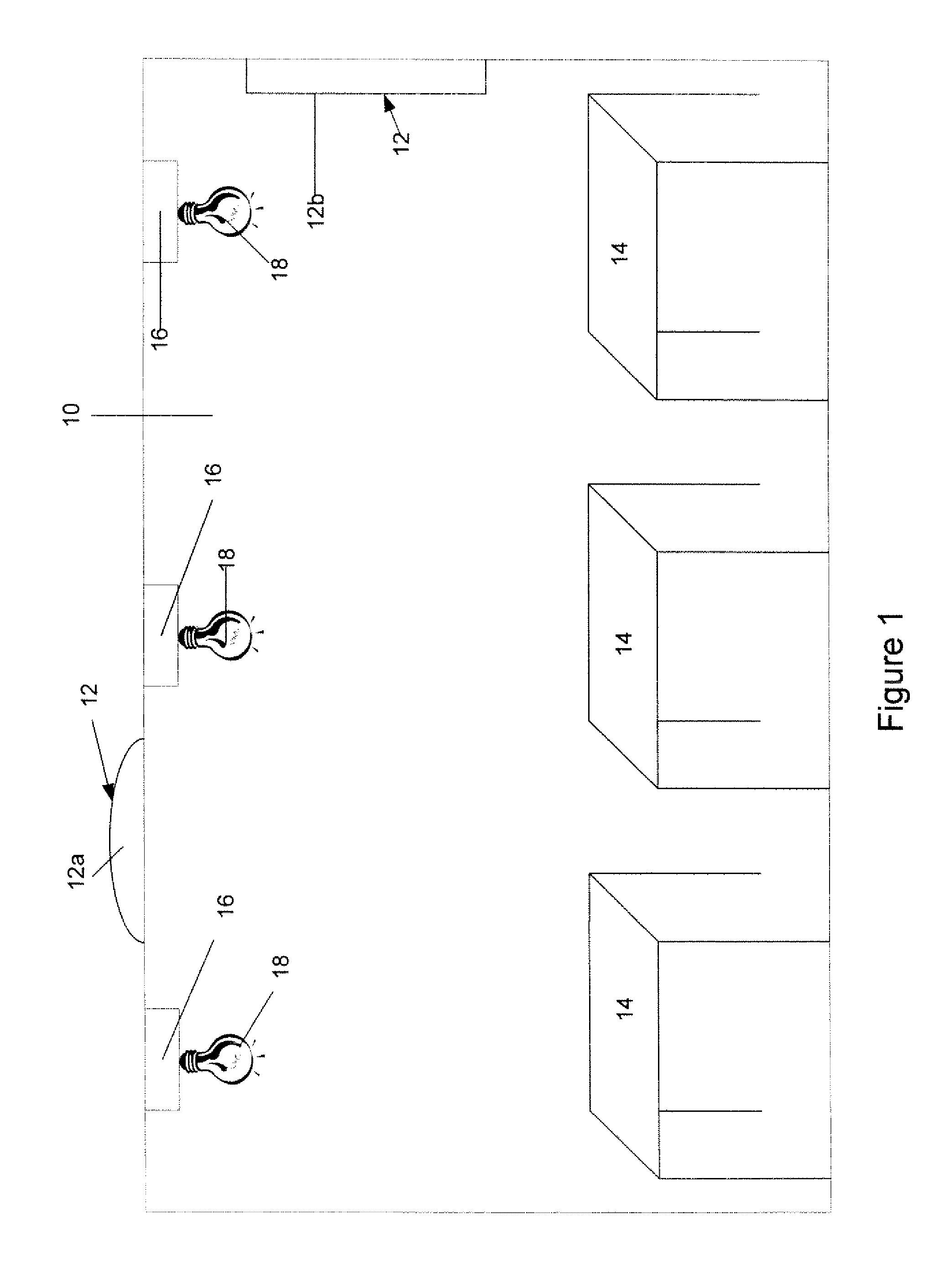 Integrated sensor and light level adjustment apparatus for "daylight harvesting"