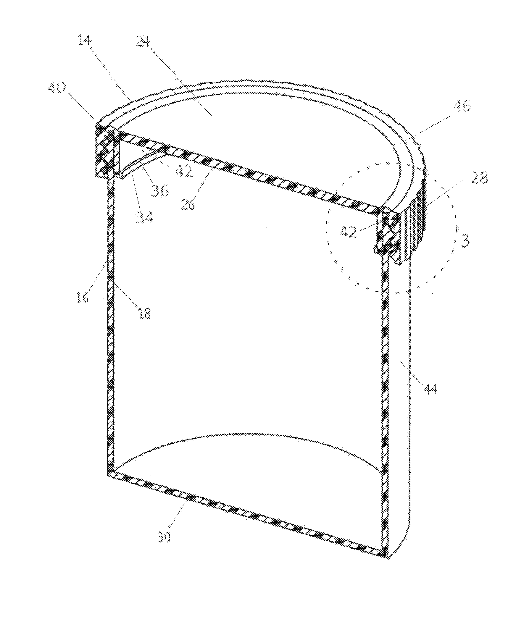 Leak Proof, Air Tight Plastic Container Device