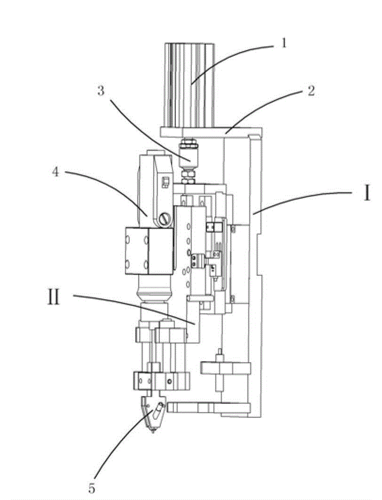 Automatic screw locking elastic mechanism