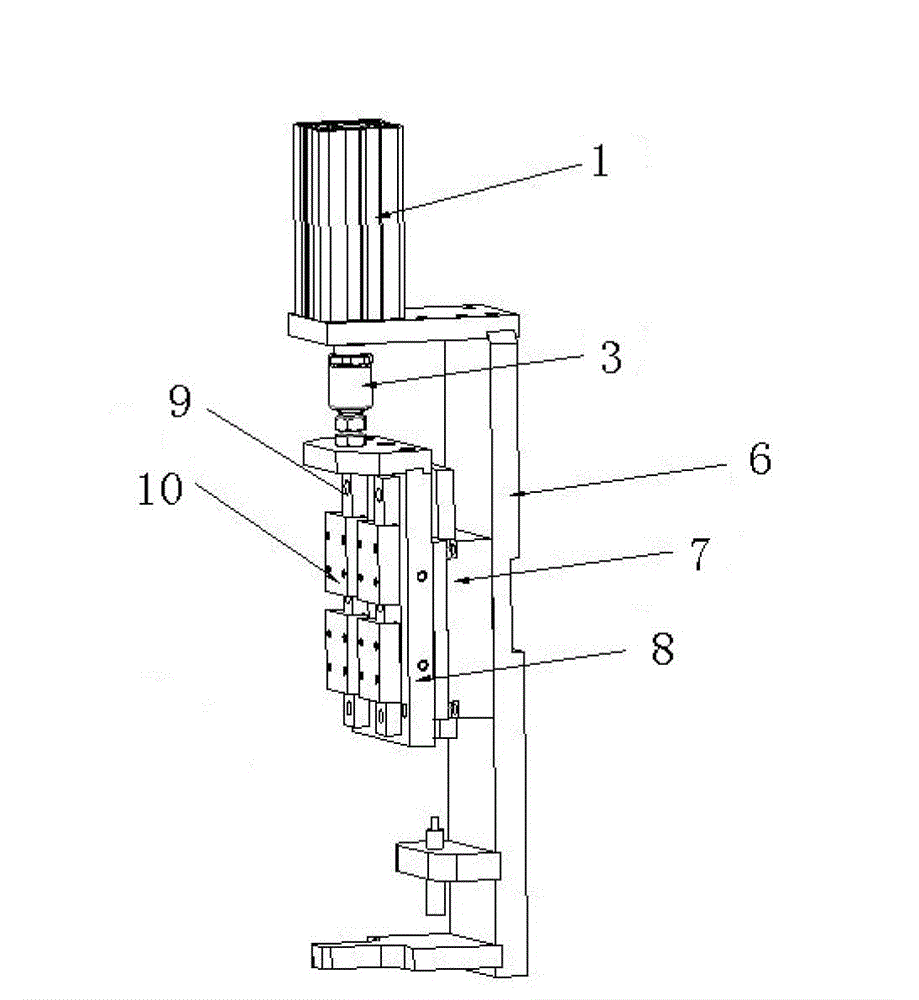 Automatic screw locking elastic mechanism