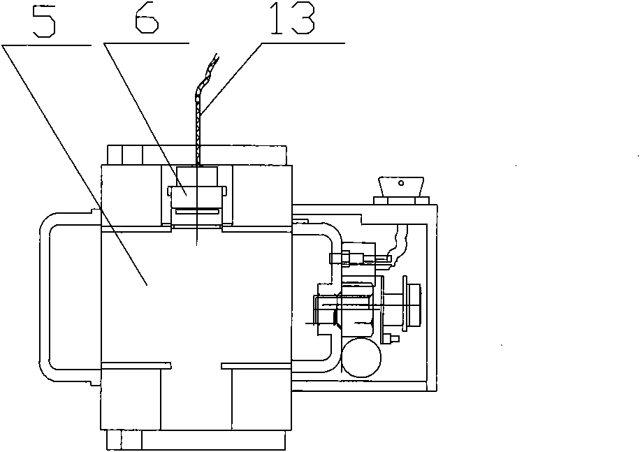 Valve control air Roots flowmeter and valve control air Roots flow metering box comprising same