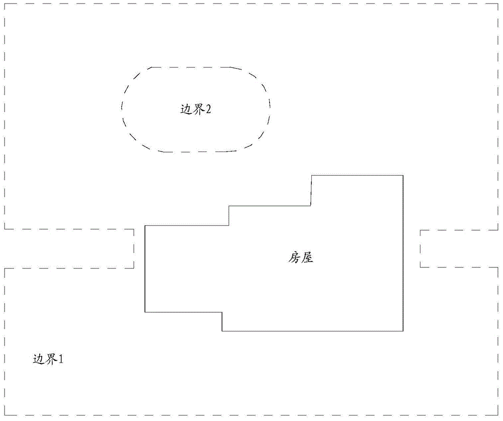 Method and system for realizing real-time automatic identification of virtual boundary