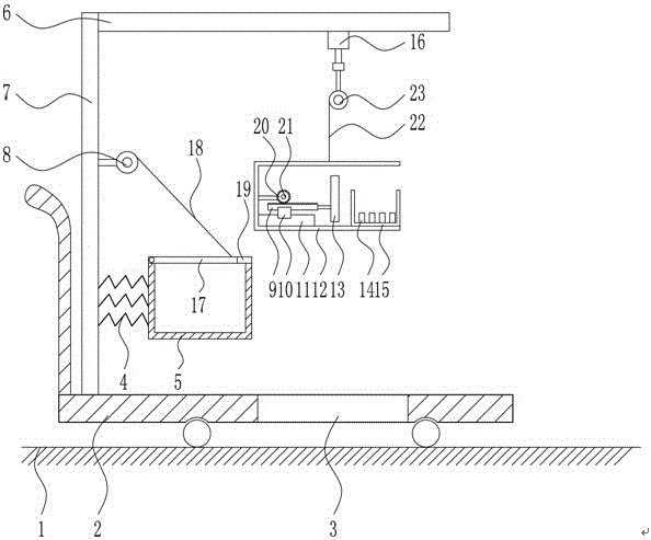 Termite-expelling device for garden trees