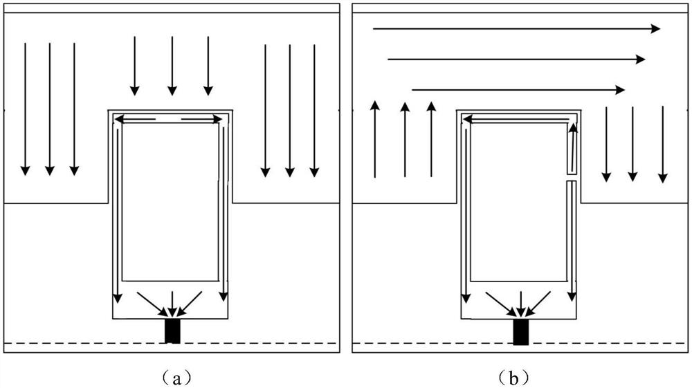 A compact saber antenna with reconfigurable pattern