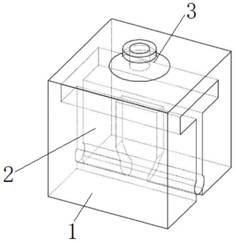 A concrete uniaxial tensile test fixture and test method