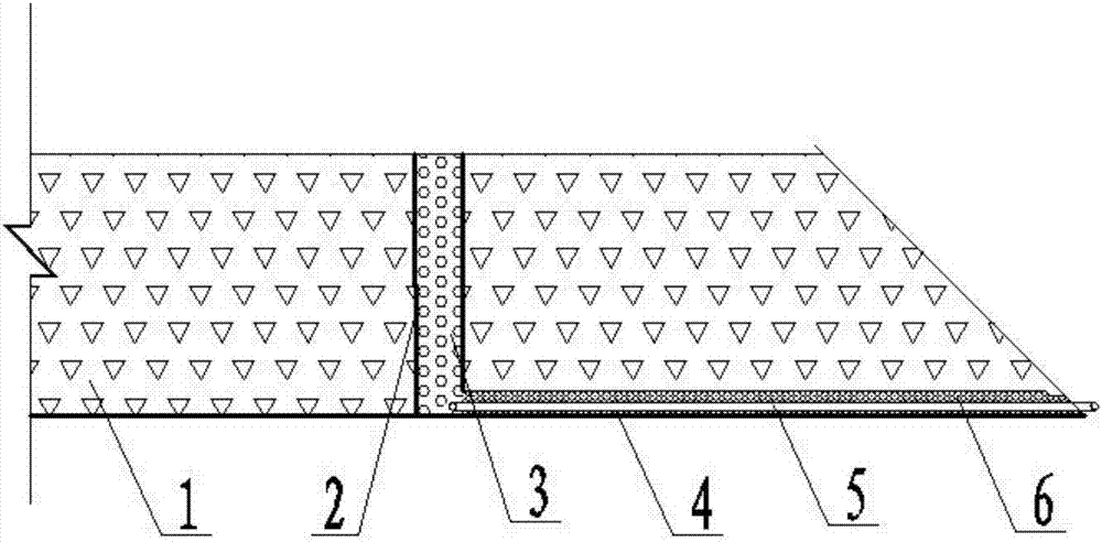 Construction method of clay-improved tailing sand roadbed filler