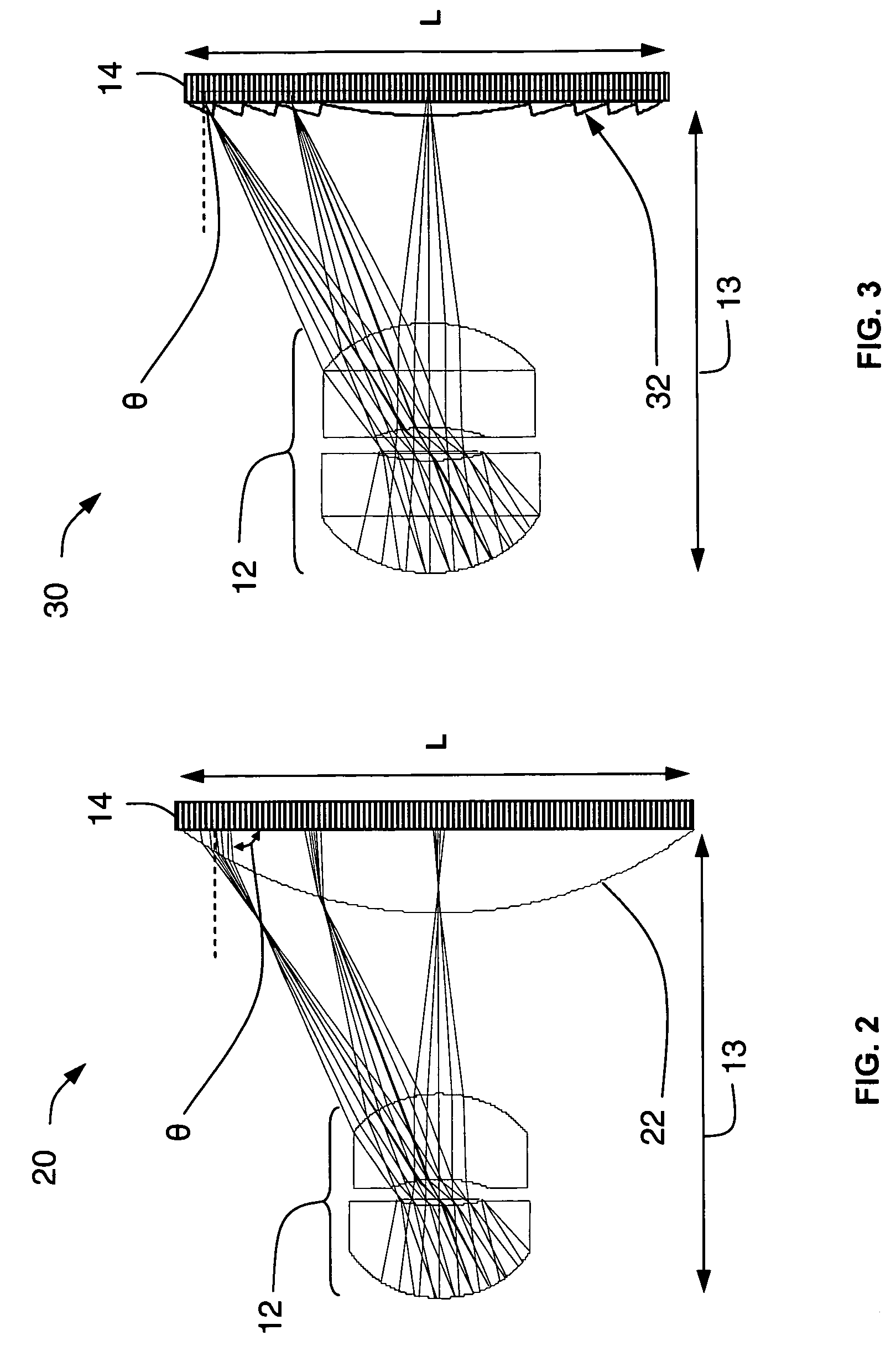 Low height imaging system and associated methods