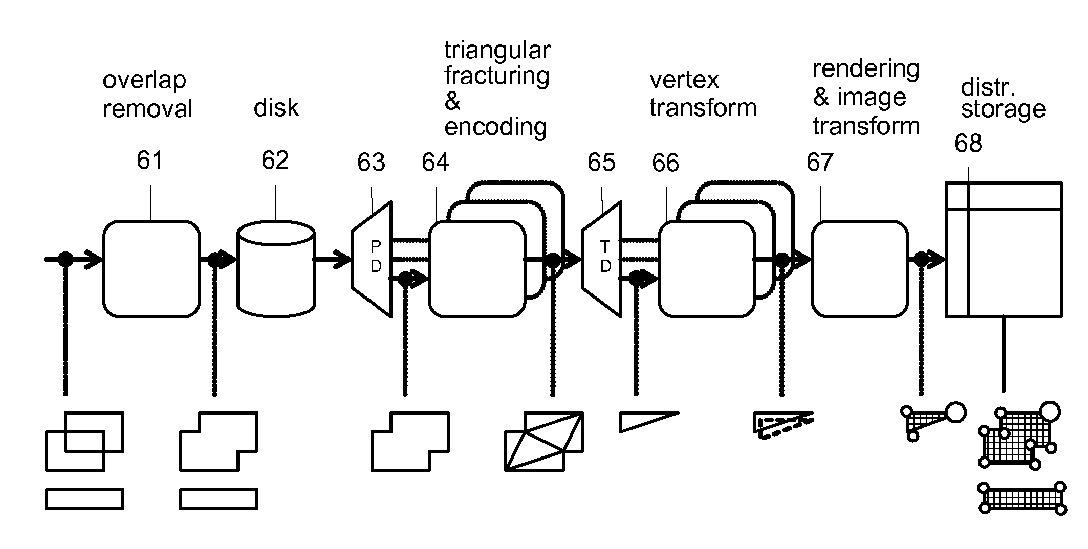 Triangulating Design Data and Encoding Design Intent for Microlithographic Printing