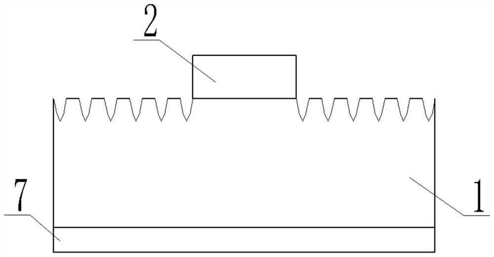 A kind of manufacturing method of gap rough surface of GAAS-based LED chip