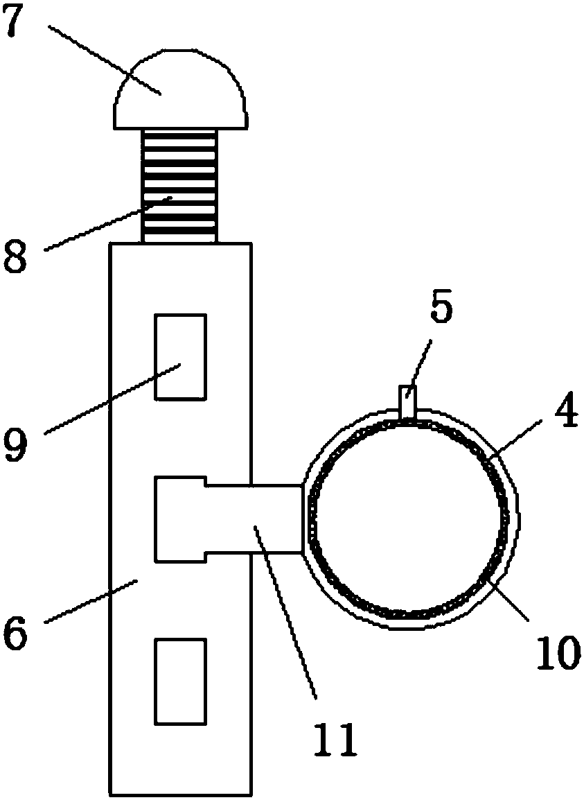 Clamping bracket for laying of building cables and building wires