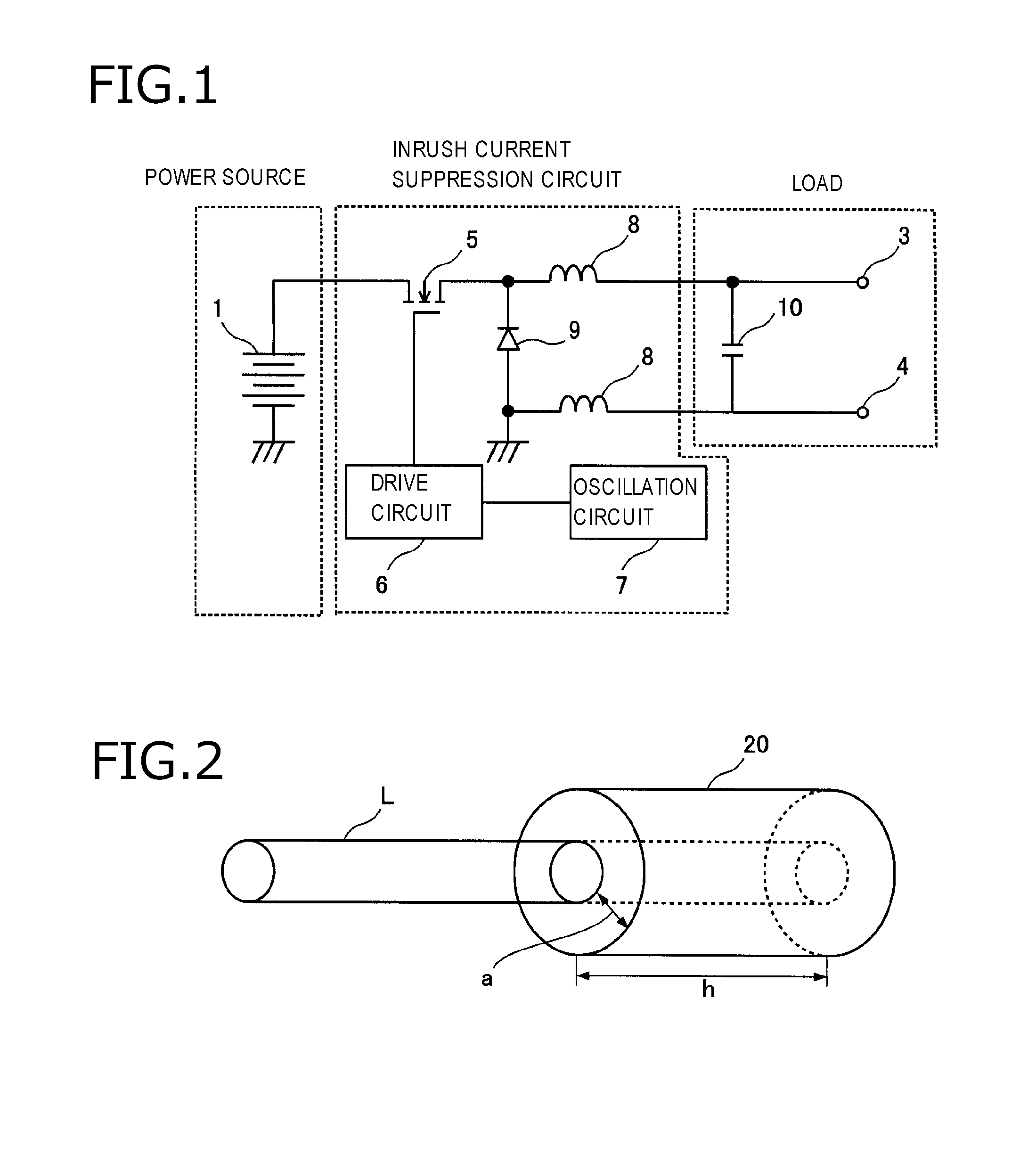 Inrush current suppression circuit