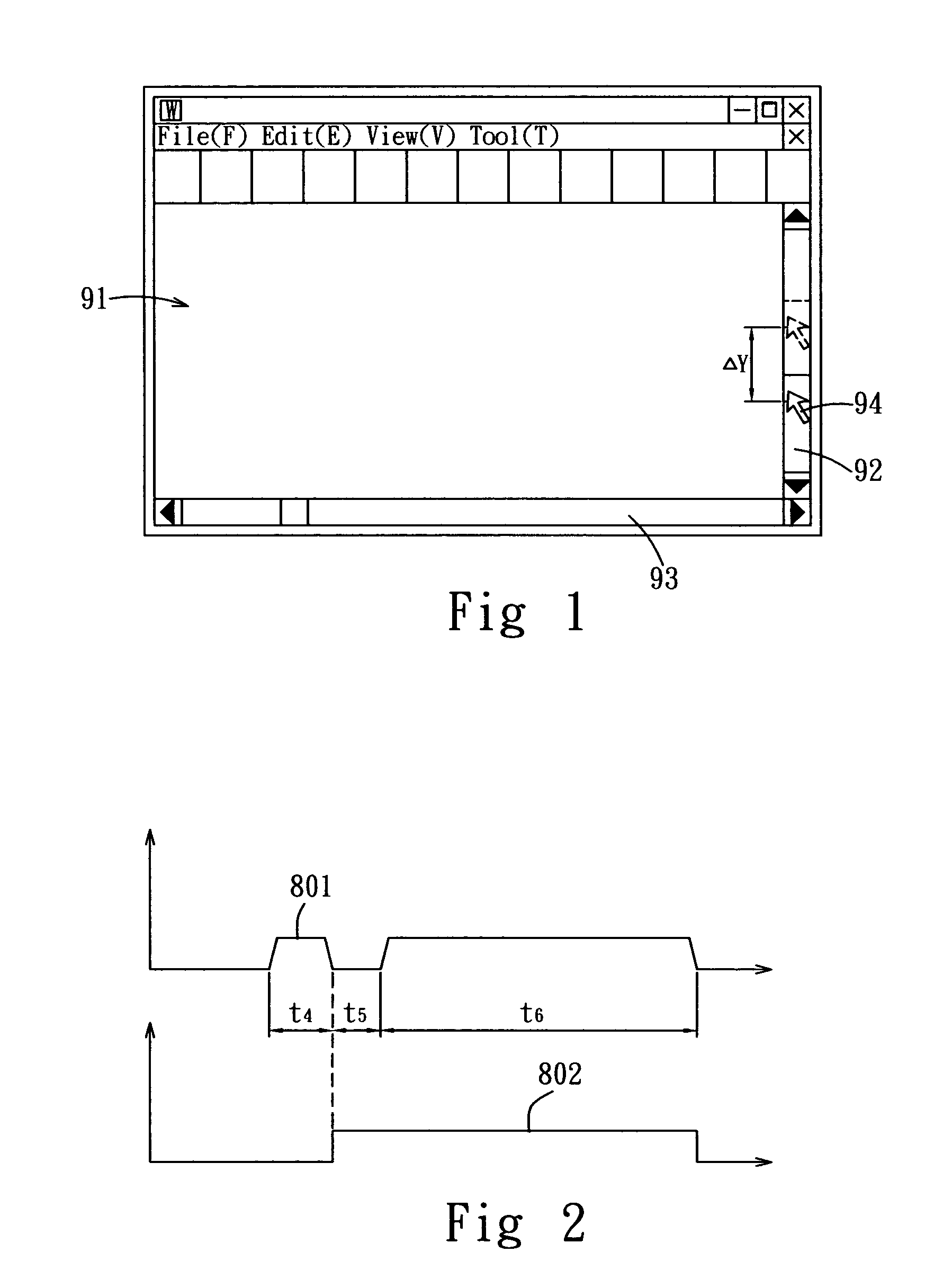 Touch control method for a drag gesture and control module thereof