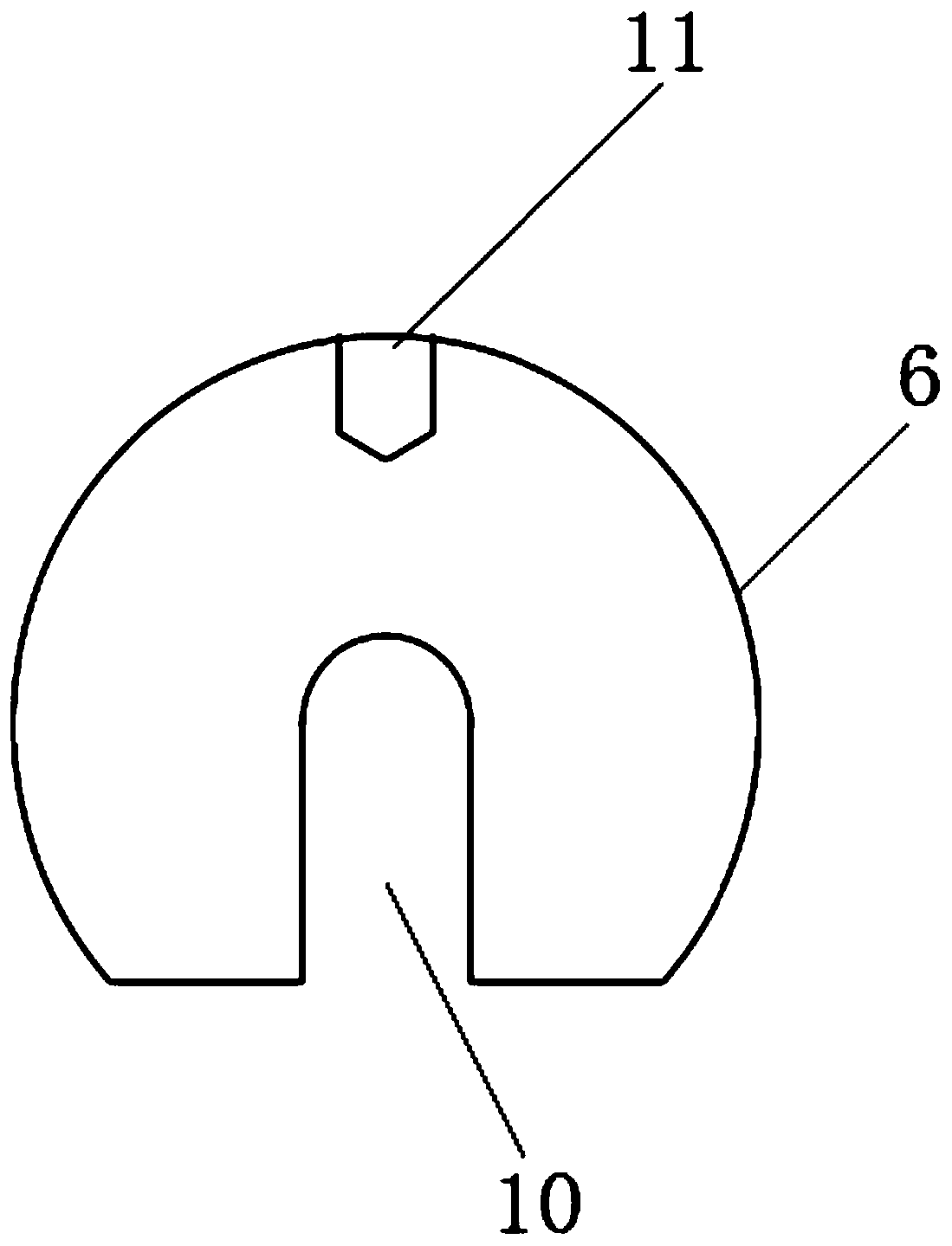 Crimping device for improving pre-binding force of joint between carbon fiber composite core wire and fitting