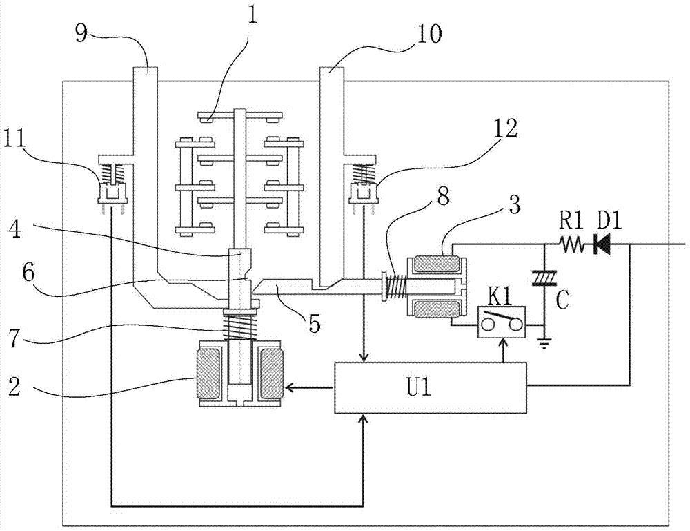 A Contactor Driven by Capacitive Energy Storage