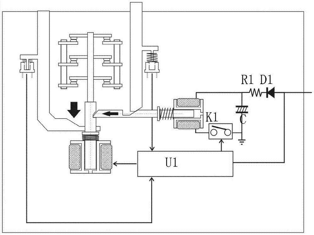 A Contactor Driven by Capacitive Energy Storage