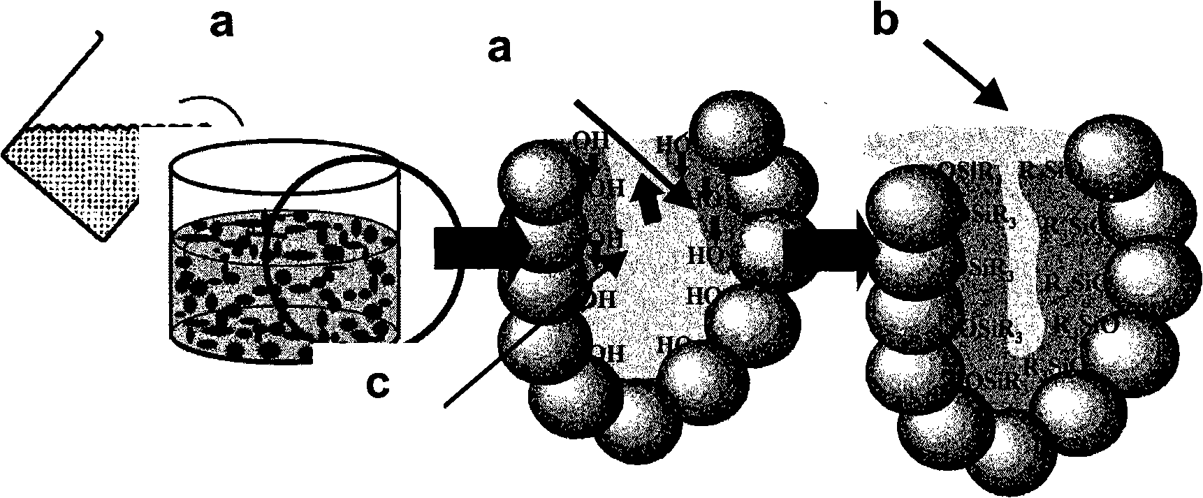 Material with porous structure and preparation method thereof