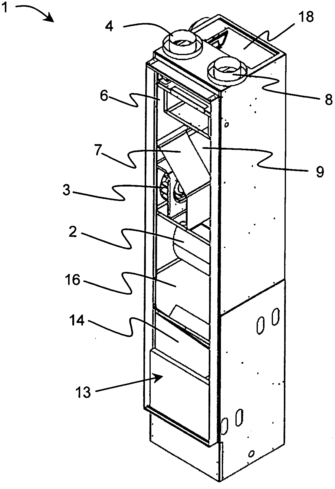 Heat recovery ventilator with defrost