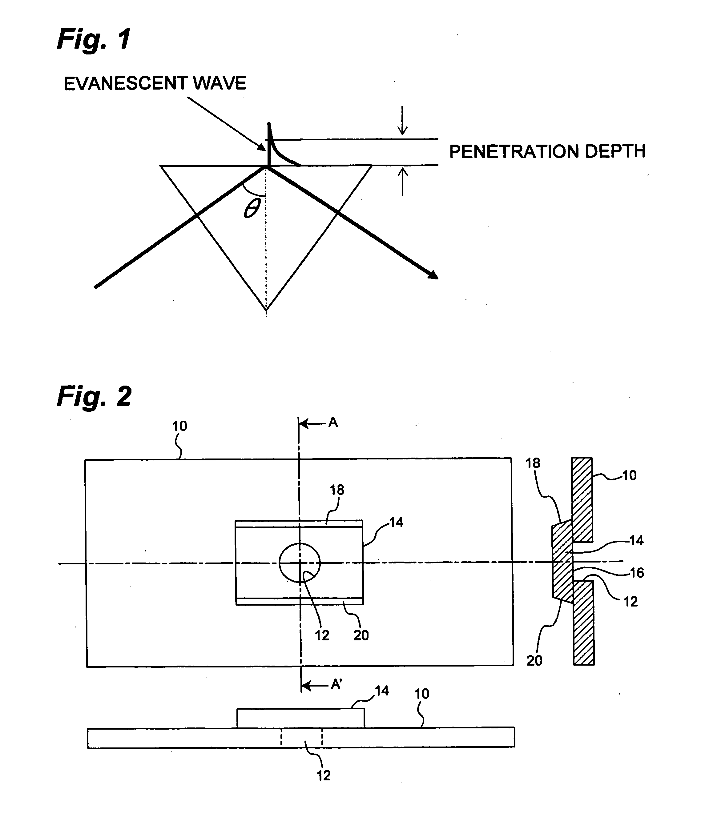 Attenuated total reflection probe and spectrometer therewith