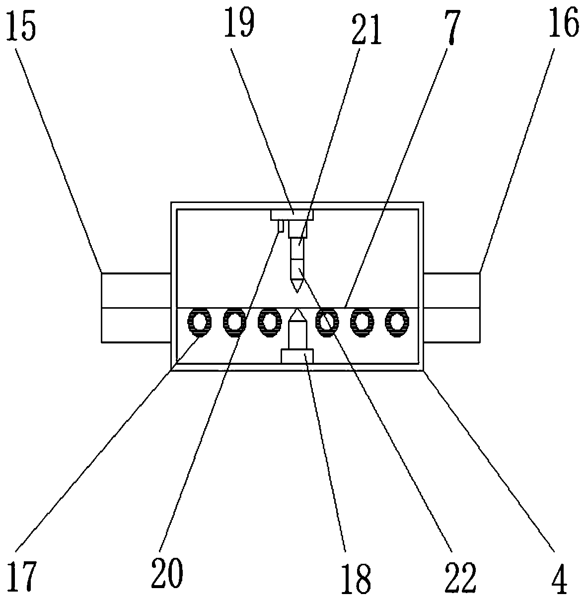 Tailoring equipment for producing antioxidant compound wave-absorbing material