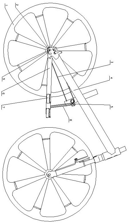 Reciprocating type bicycle and rickshaw transmission mechanism