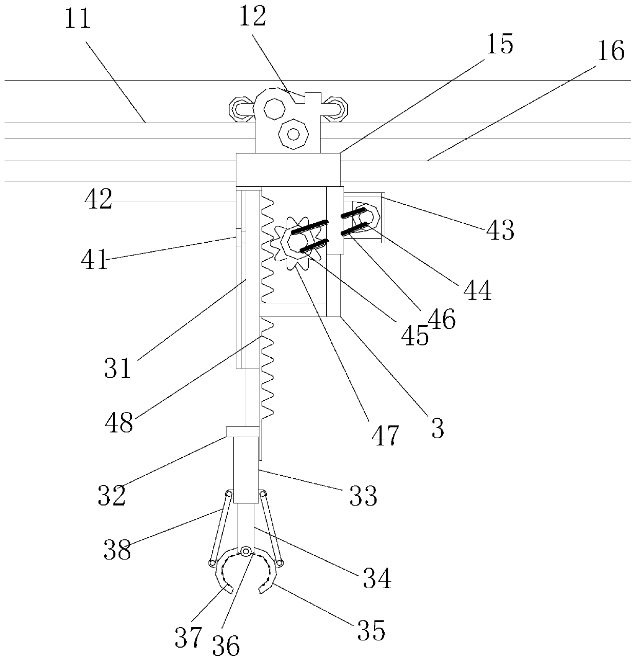 Electroplating device for plastic automobile ornaments