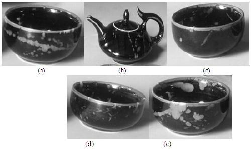 A kind of tortoiseshell flower glaze and firing method thereof