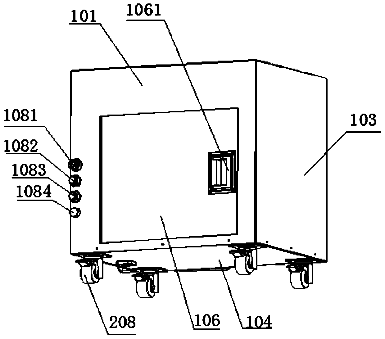 Automatic dish output machine