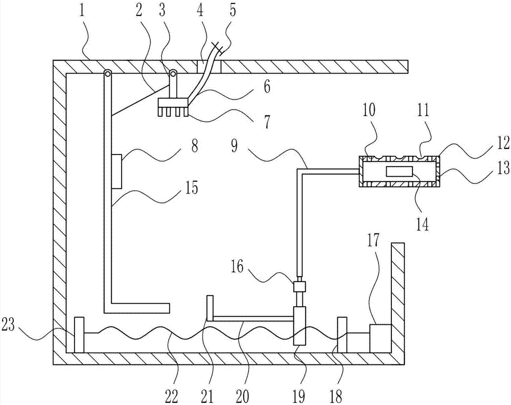 Medical operation tool storage device