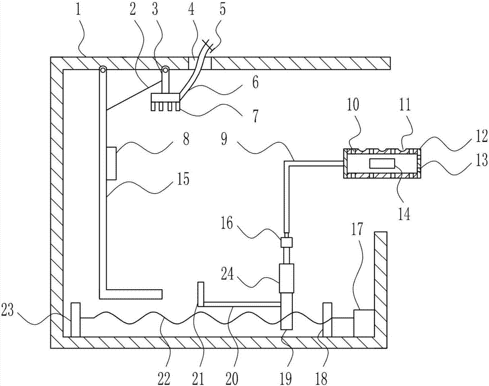 Medical operation tool storage device