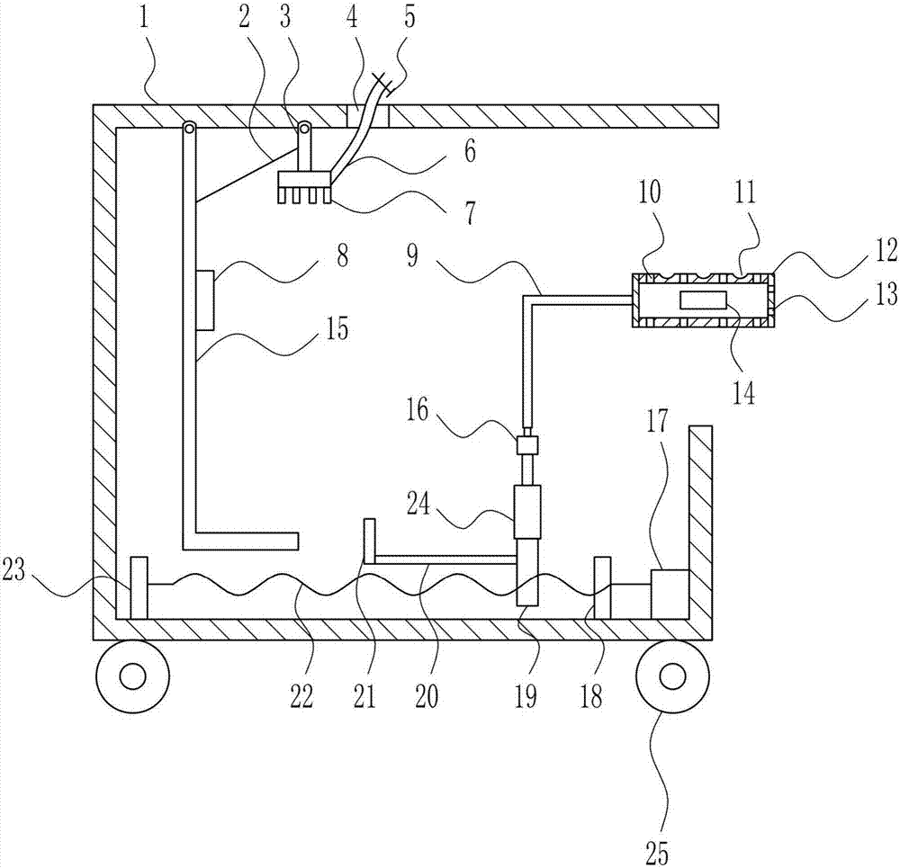 Medical operation tool storage device