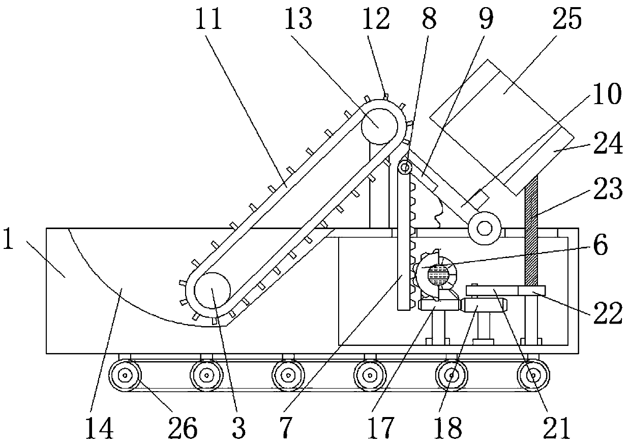 Seedling throwing machine