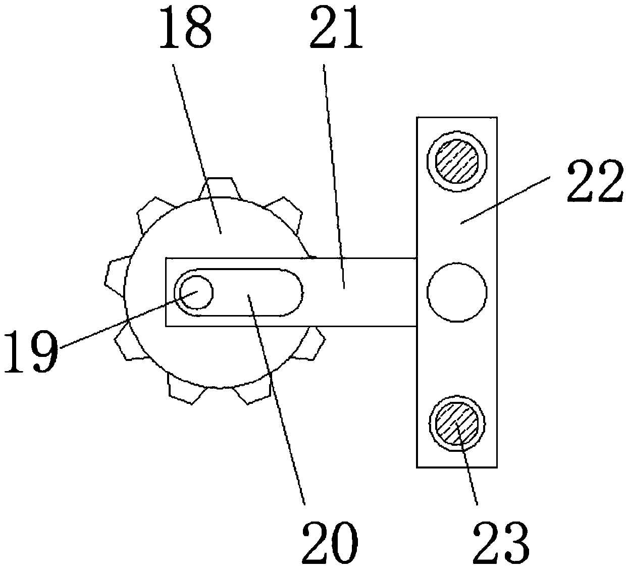 Seedling throwing machine