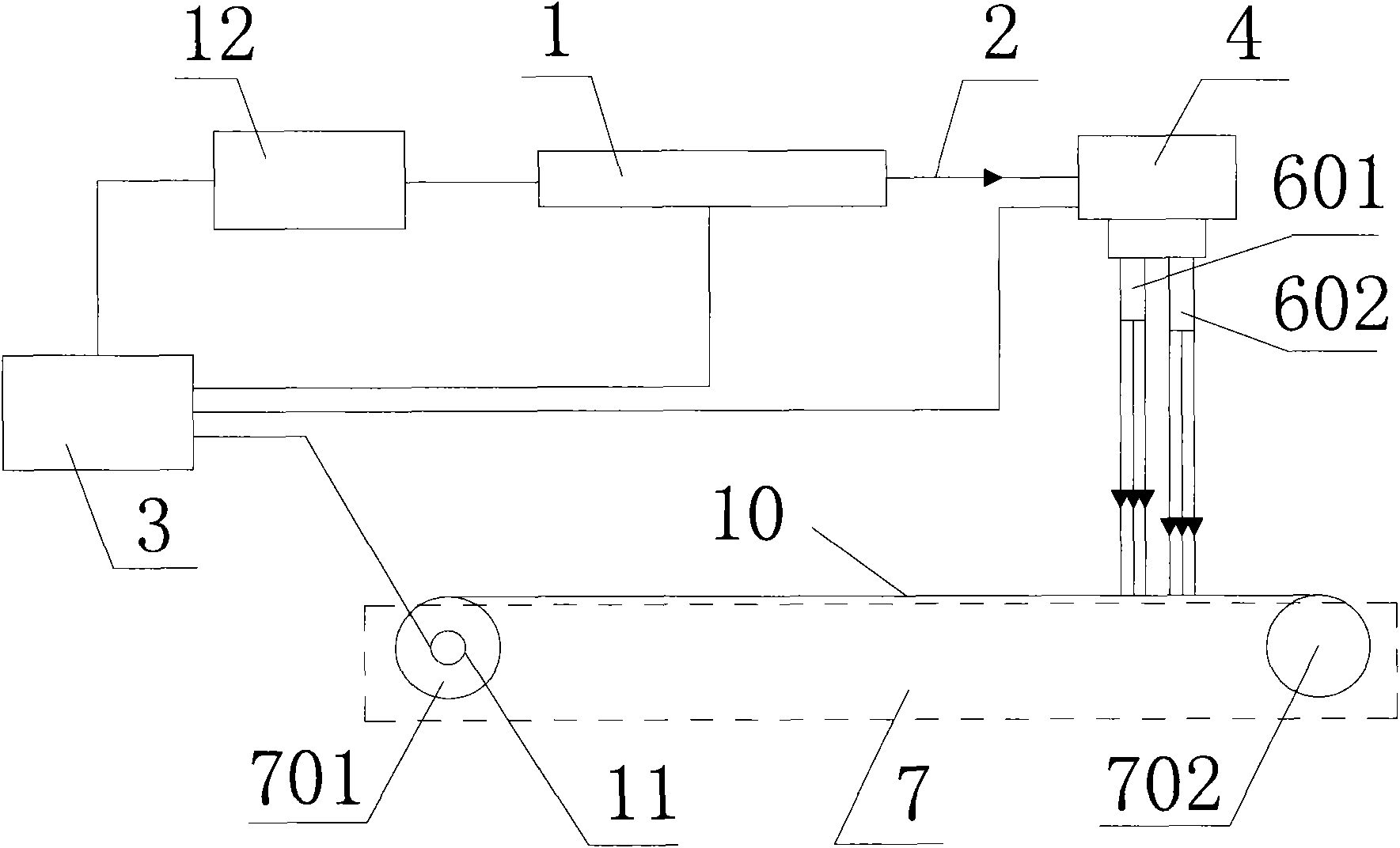 Double-head integrated laser drilling device for cigarette tipping paper