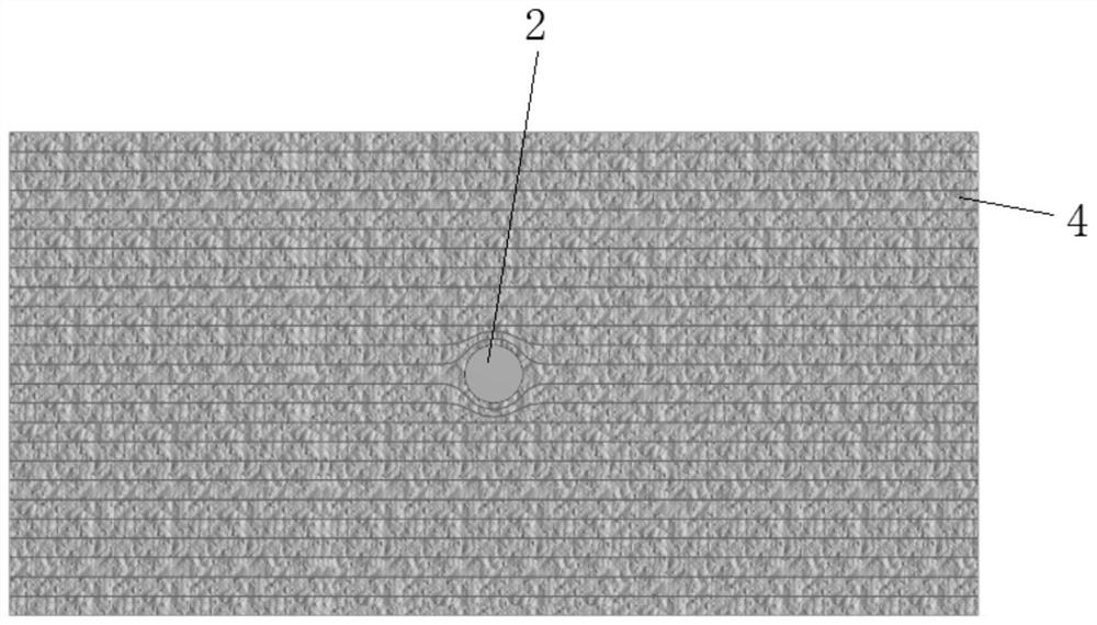 A non-destructive hole-making method for continuous fiber reinforced ceramic matrix composites