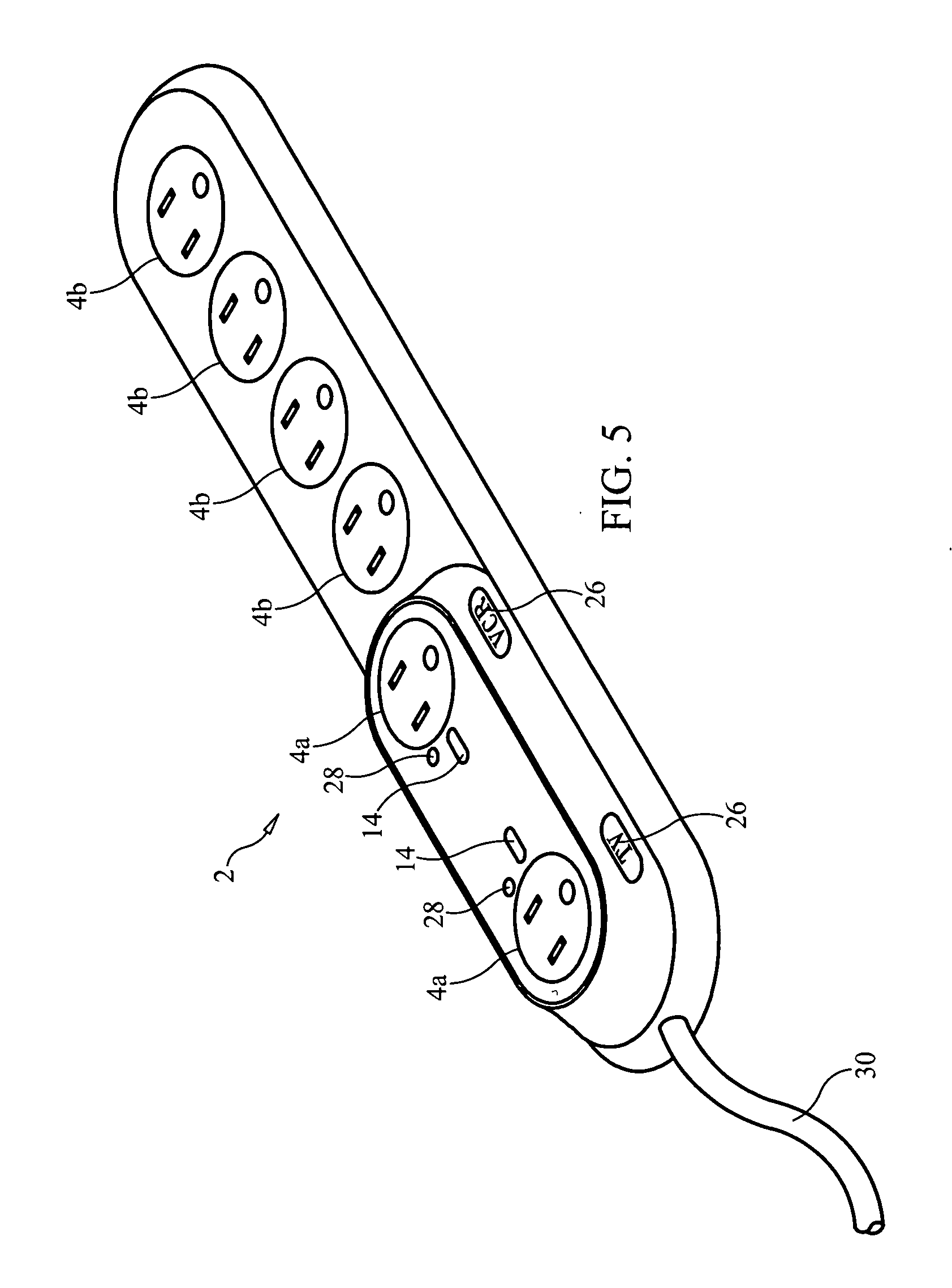 Automatic variable power outlet for energy saving power source