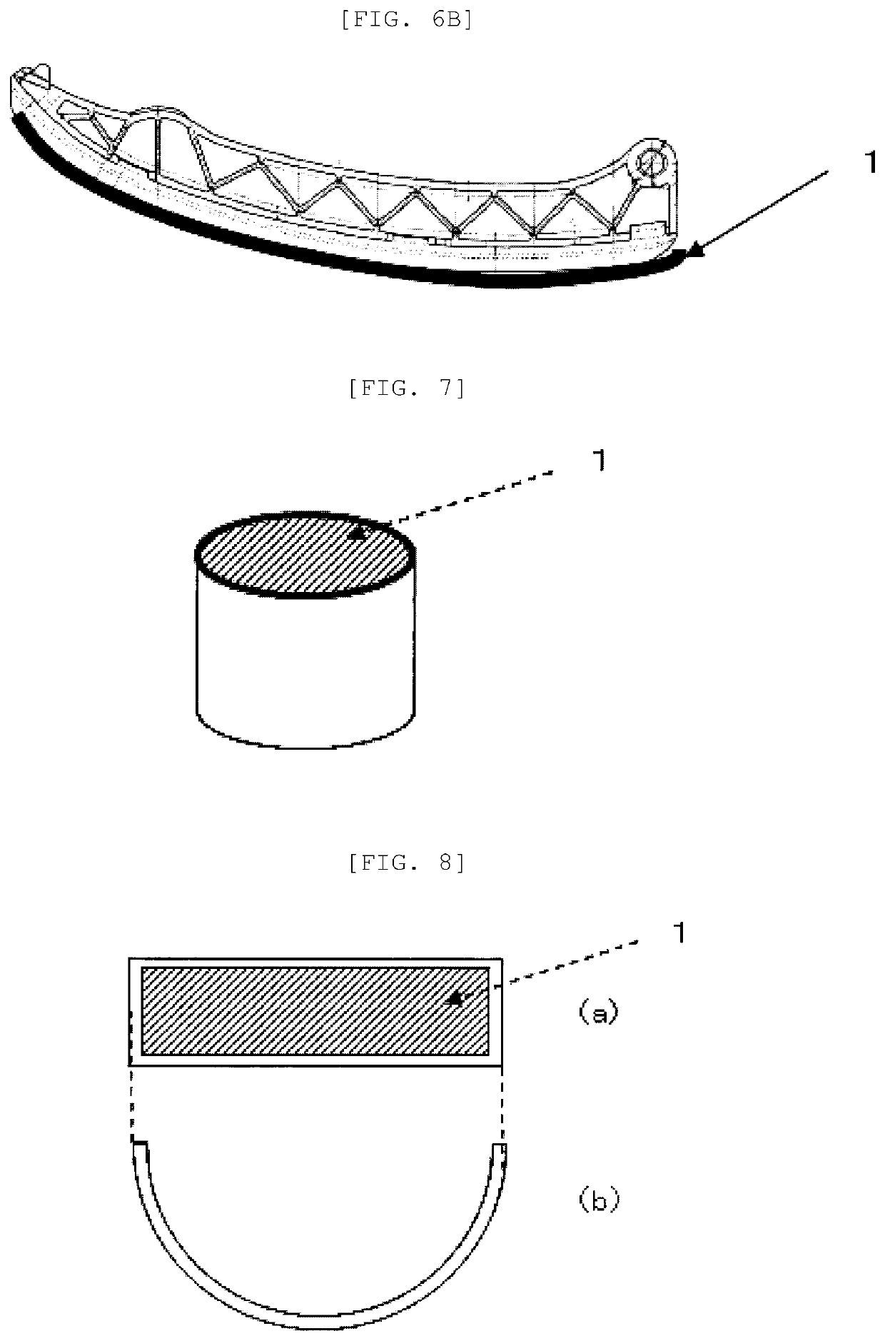 Automotive parts and processes for producing the same