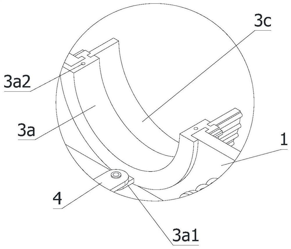 Cable arrangement device provided with branching assembly and used for electronic connector and method thereof