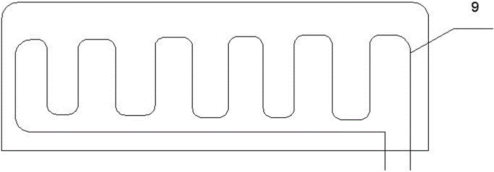 Automobile windshield wiper freezing preventing device using electrothermal film