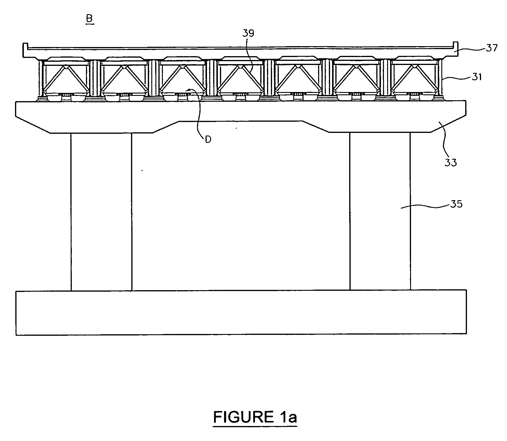 Girder bridge protection device usin sacrifice means