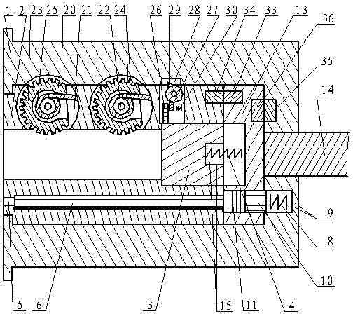 Electromechanical combined asynchronous interlocking tooth pushing lock