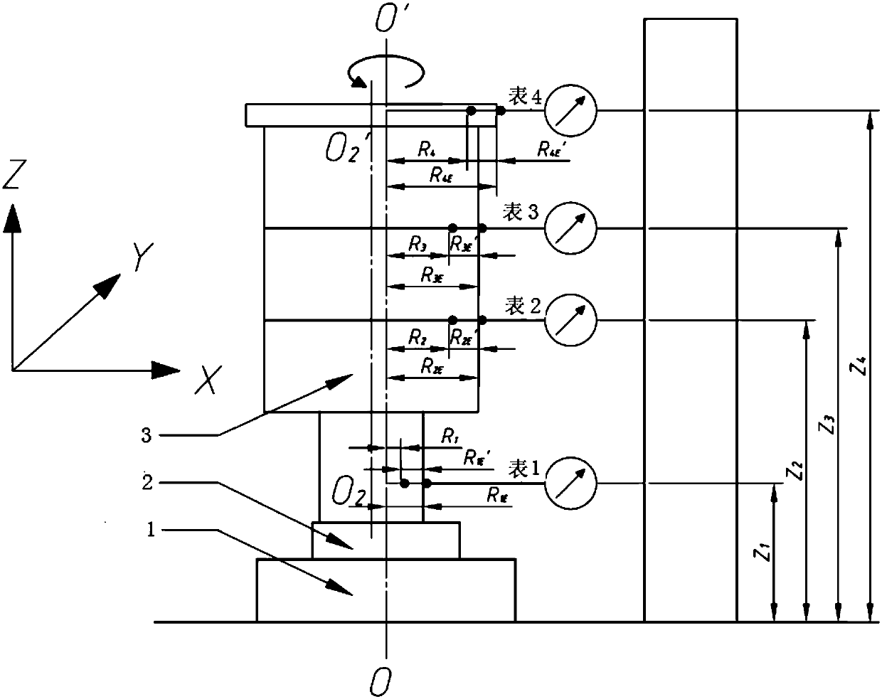 Coaxiality detecting and adjusting method for cartridge receiver of aero-engine