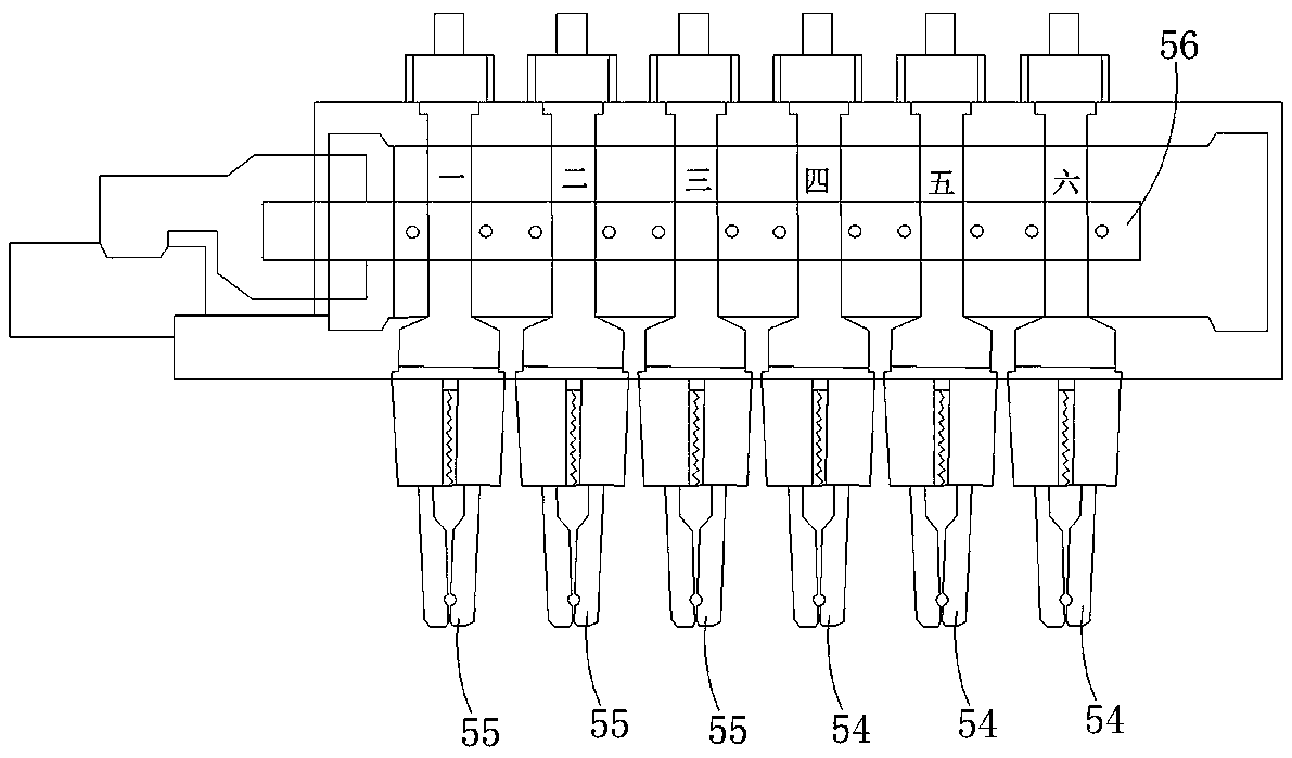 Transverse punching mechanism of gasifier for ignition and processing equipment of gasifier