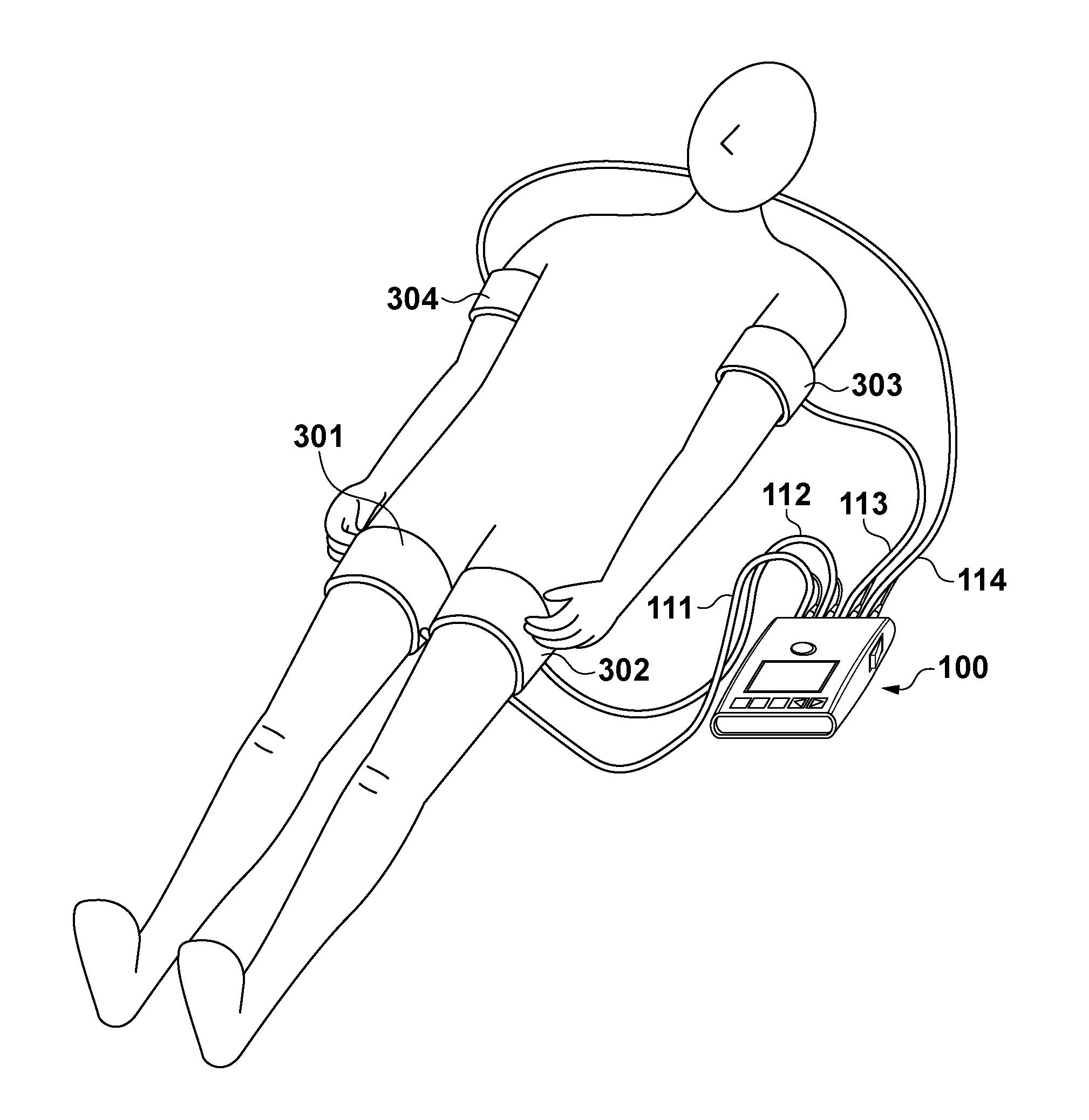 Limb compression device and control method