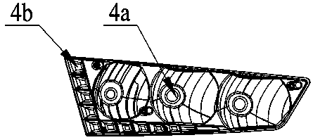 Cargo truck head headlamp