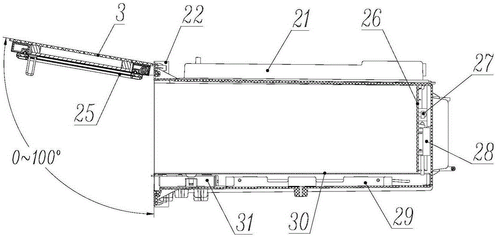 Storage box assembly, foaming box comprising same and intelligent distribution cabinet