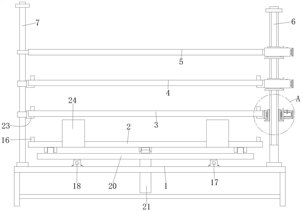 Corrosion-resistant end socket storage table for chemical storage tank