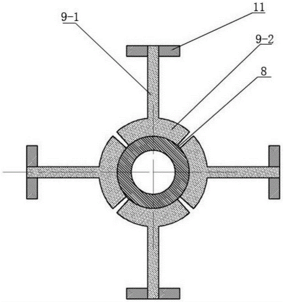 Jacket-type oil casing air tightness detection device and detection method