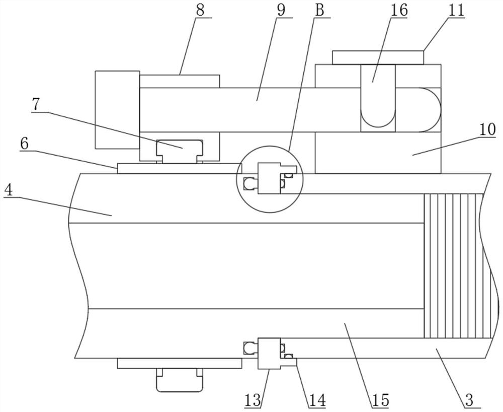 Outer wall decorative surface construction device for building construction and use method