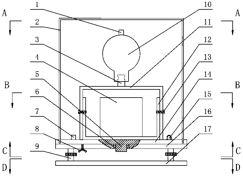 Combined installation system for accelerometer and total station measurement